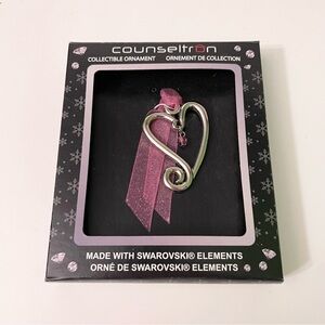 Counseltron Heart Ornament with Swarovski Elements